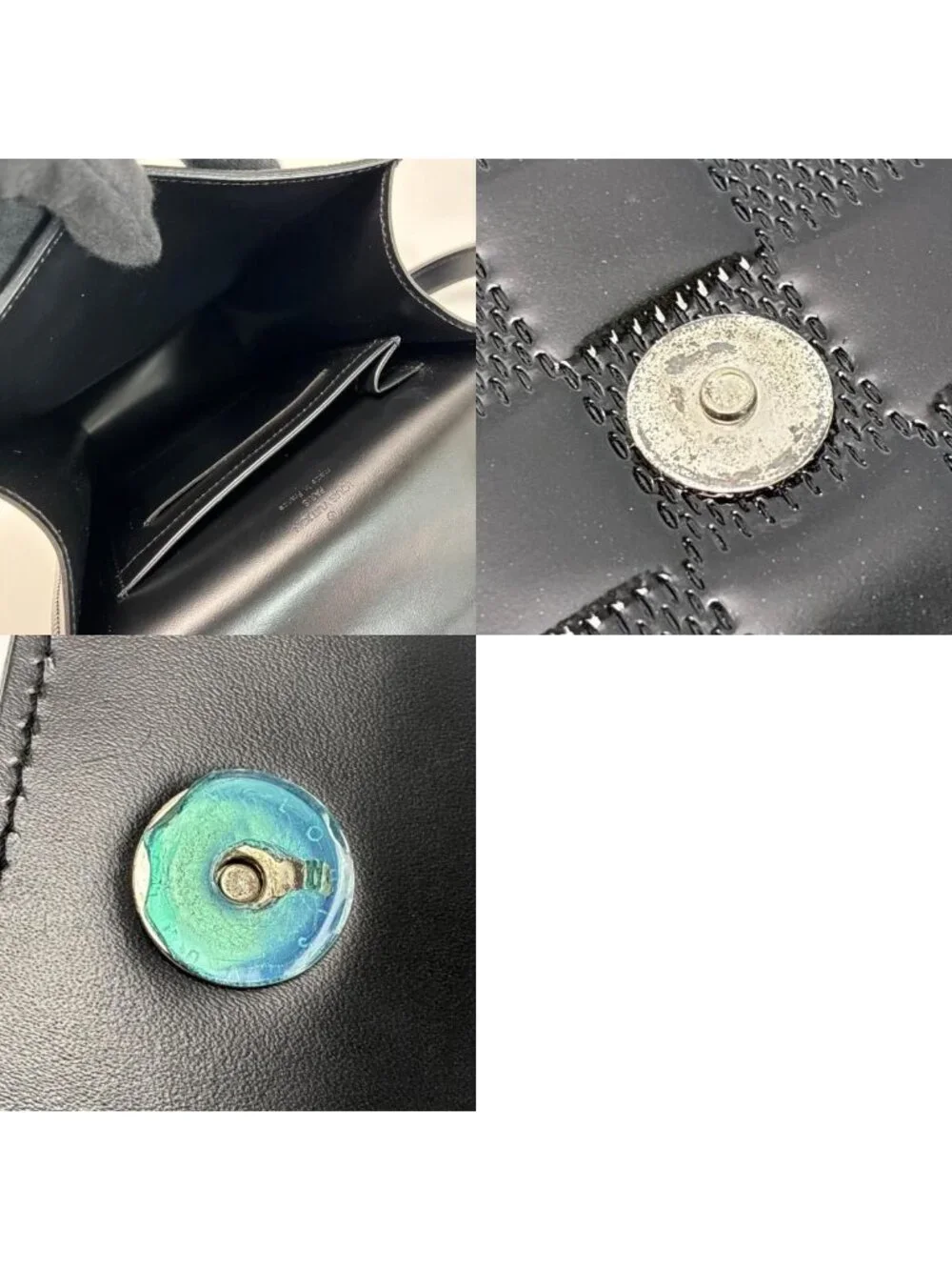 Louis Vuitton Damier Vernis Club Noir Bag